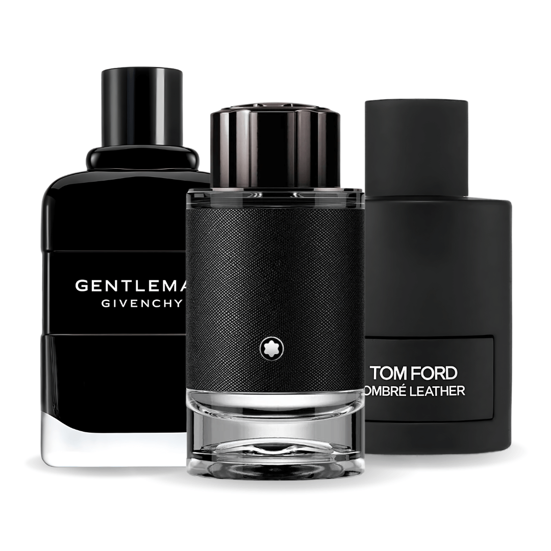 3 parfumų rinkinys | Tom Ford Ombre Leather, Givenchy Gentleman, Montblanc Explorer 100 ml
