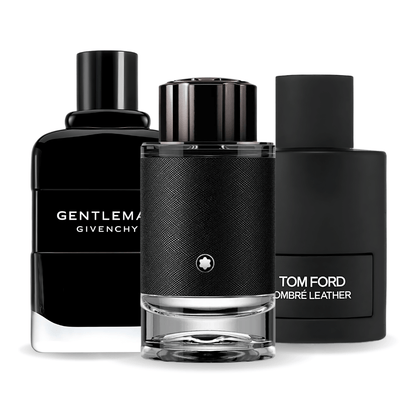 3 parfumų rinkinys | Tom Ford Ombre Leather, Givenchy Gentleman, Montblanc Explorer 100 ml