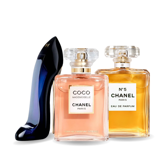 3 parfumų rinkinys | GOOD GIRL, COCO MADEMOISELLE, Chanel Nº5 100 ml