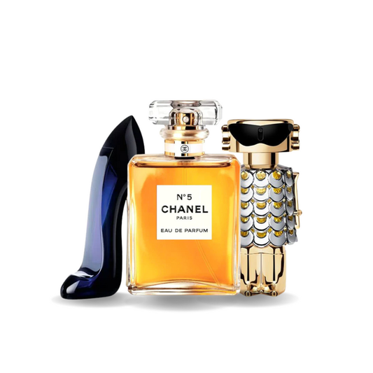 3 parfumų rinkinys | GOOD GIRL, Chanel Nº5, FAME 100 ml
