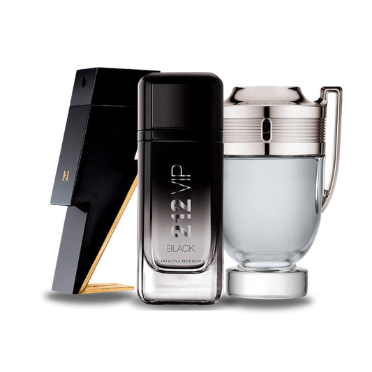 3 parfumų rinkinys | BAD BOY, 212 VIP BLACK, Paco Rabanne INVICTUS 100 ml