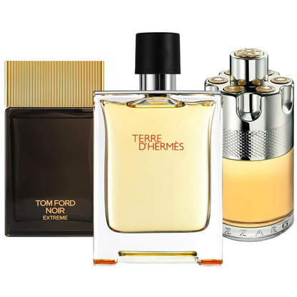 3 parfumų rinkinys | Terre de'Hermes, Azzaro Wanted, Tom Ford Noir Extreme 100 ml
