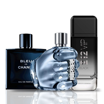 3 parfumų rinkinys | Bleu de Chanel + Diesel Only The Brave + 212 VIP Black