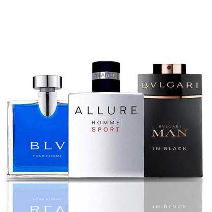 3 parfumų rinkinys | BLV + Allure Homme Sport + Bulgari Man in Black 100 ml