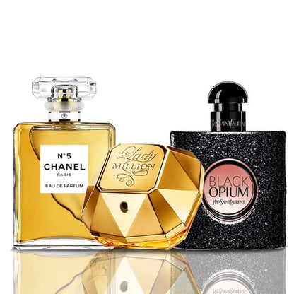 3 parfumų rinkinys | Chanel N°5 + Lady Million + Black Opium