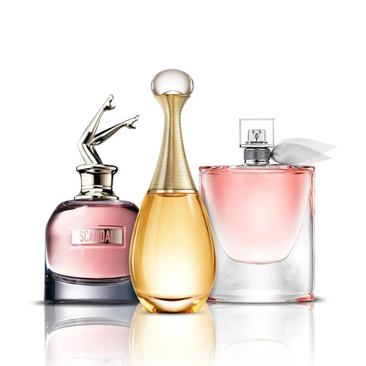 3 parfumų rinkinys | Scandal, J'adore ir La Vie Est Belle (100 ml)